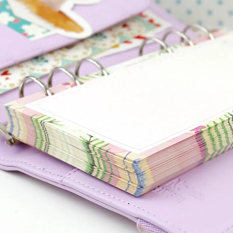 Блокнот Yiwi формата а6/а5 на спирали 40 листов с 6 отверстиями|filler paper|planner filler paperrefills