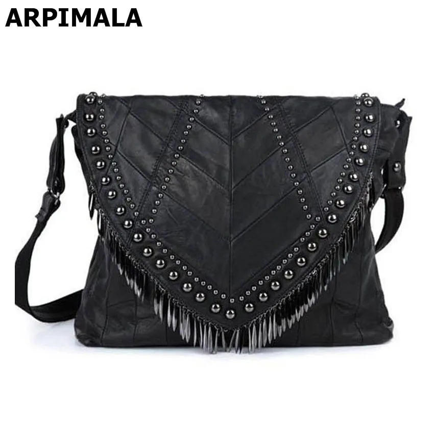 Сумка Кроссбоди из натуральной кожи ARPIMALA женская кожаная сумка овчины роскошный