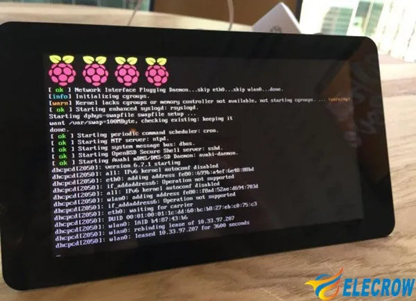 Электронный Raspberry Pi 3 дисплей сенсорный экран 7 дюймов 10 пальцев монитор lcd TFT 800x480 простой в использовании дисплей для Raspberry Pi 3B 2B