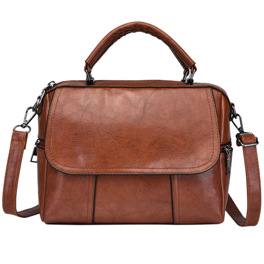 Женская модная сумка через плечо большая кожаная тоут высококачественная