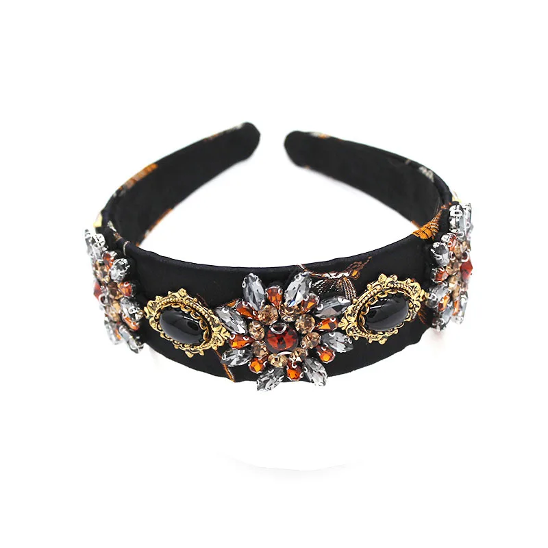 Стразы свадебные аксессуары для волос Женская повязка на голову с драгоценными