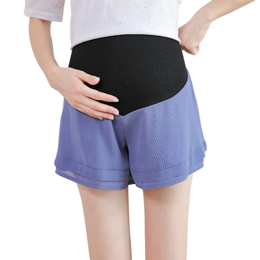 Корейский вариант свободных брюк для беременных женщин подтягивает живот летняя