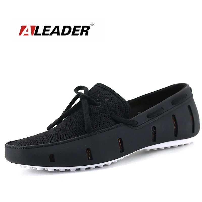 Aleader/высококачественные мужские лоферы Повседневная модная мужская обувь на