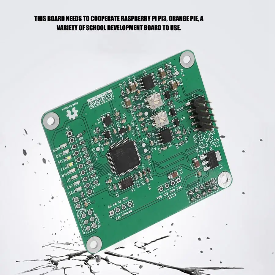 MMDVM DMR Ретранслятор с открытым исходным кодом Multi Mode цифровой голосовой модем реле доска для Raspberry Pi пластик