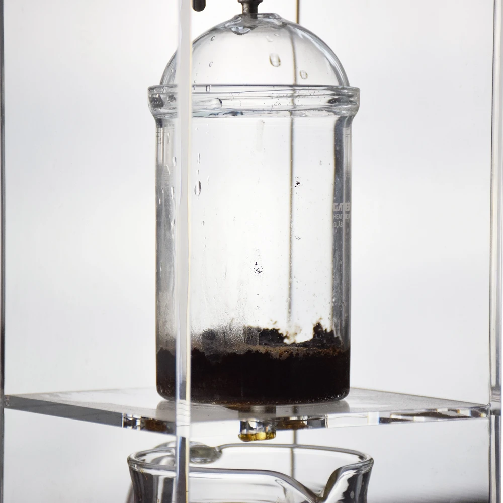 Эко кофе Новое поступление холодная кофеварка Голландская акриловая стойка