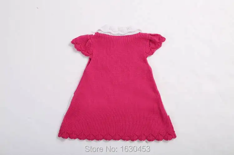 Осень Платье Девушки Свитер Девочка Высокое Качество Одежда Для Девочек Дети С