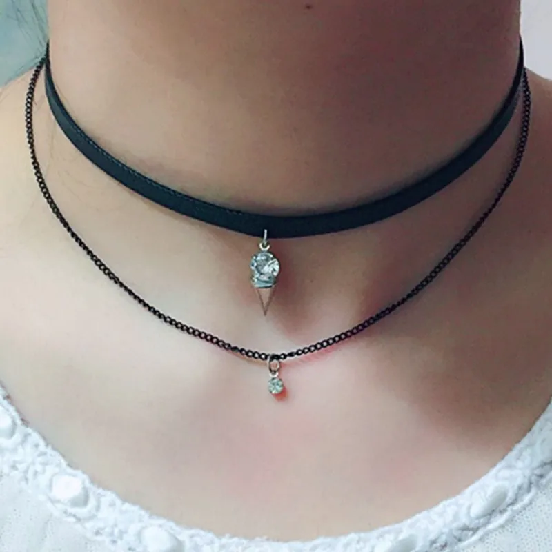 Модное женское ожерелье богемный короткая цепочка в этническом стиле с розовым