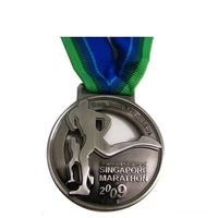 factory wholesale marathon running medal round zinc alloy medal k2002037