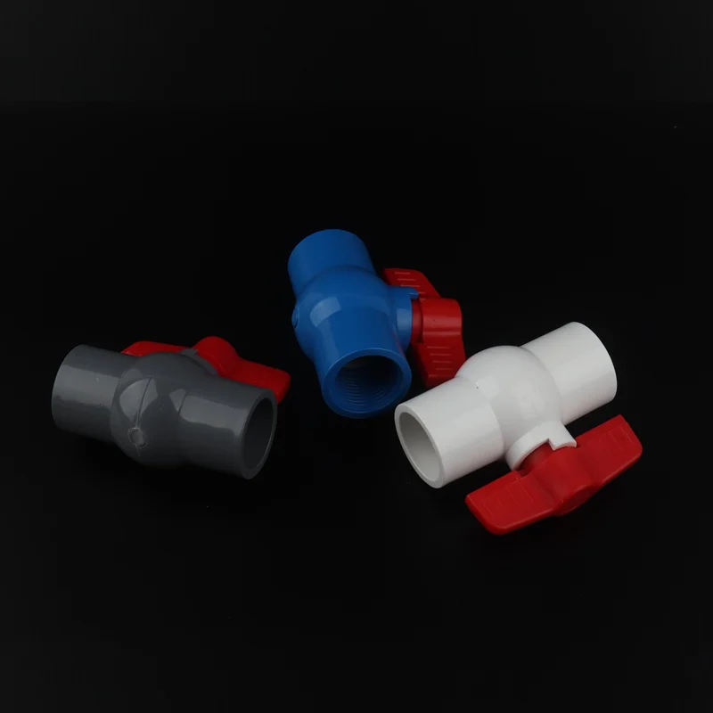 1 шт. ПВХ Женский &quotрезьбовой шаровой клапан труба водяной для системы орошения