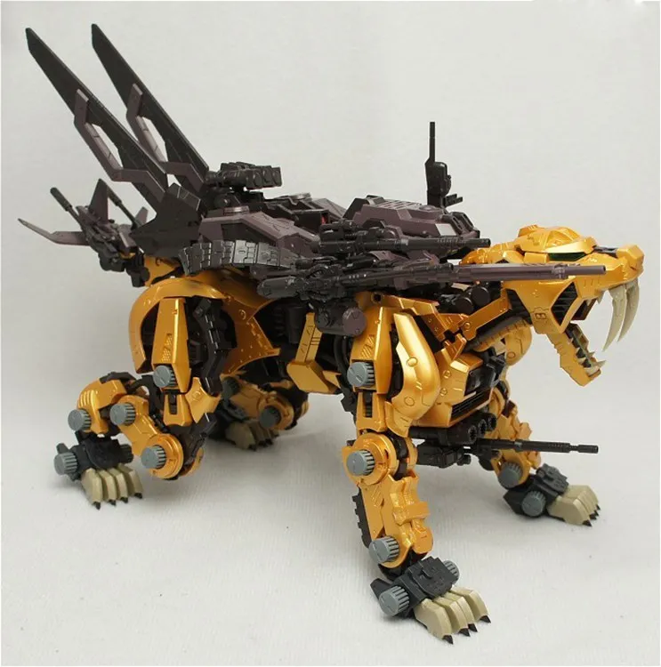 BT 1/72 ZOIDS сабля Тигровая золото собранная модель Gundam Аниме Фигурки игрушки в сборе