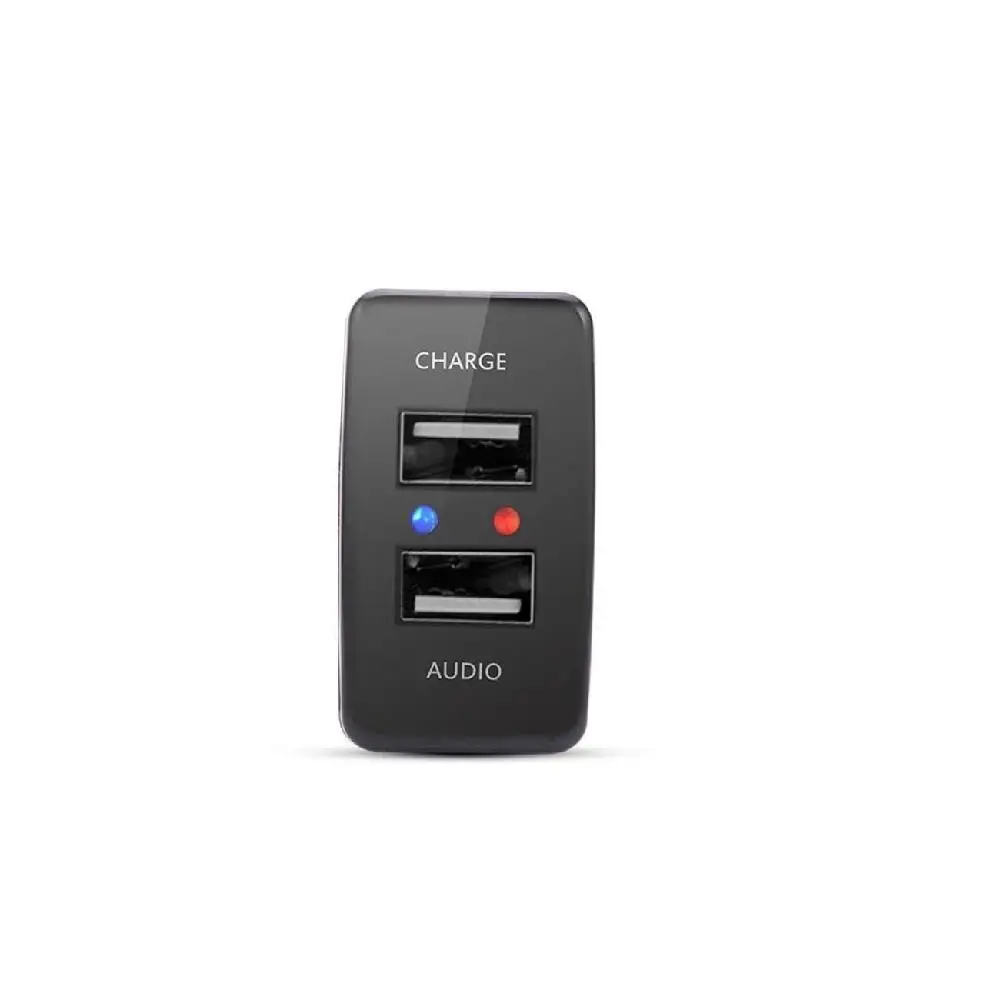 Partol DC12V 2 1 + 2.1A быстрый автомобиль USB разъем Зарядное устройство для Автомобильное