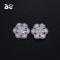 be 8 fashion design flower stud earrings for temperament lady hot sale best gift fashion jewelry e401
