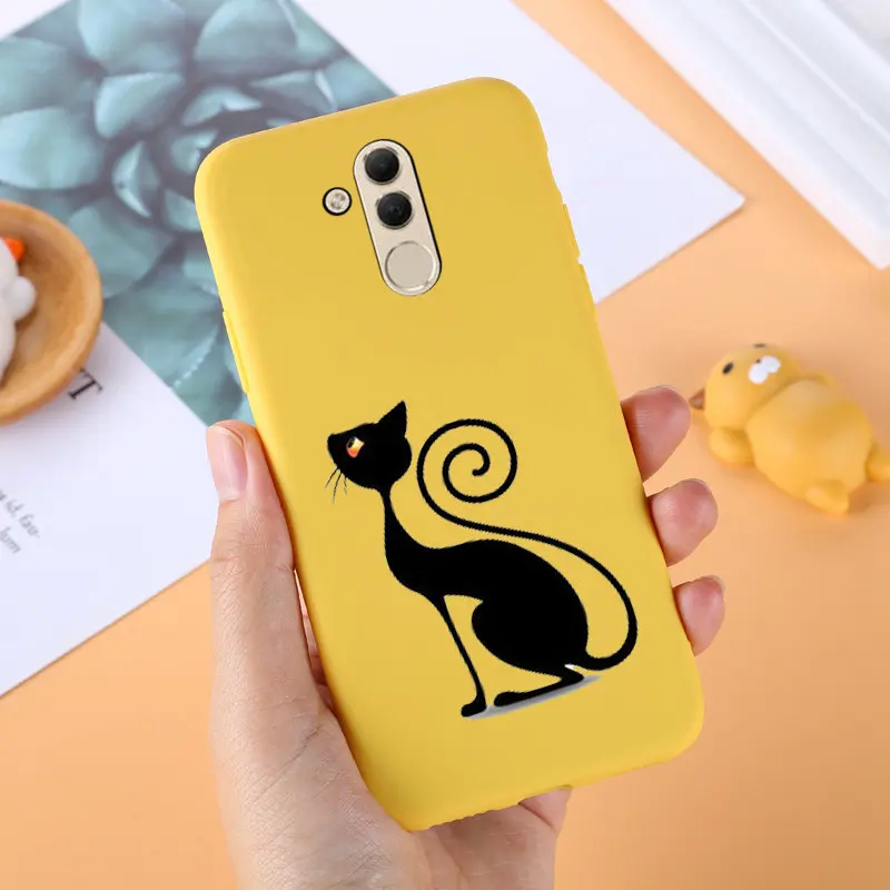 56 Lamo чехол в стиле ретро лимонно-желтый чехол для huawei mate 20X20 X Pro 10 Lite P20 P10 Plus P Smart Plus модный матовый однотонный чехол для телефона - Цвет: 56