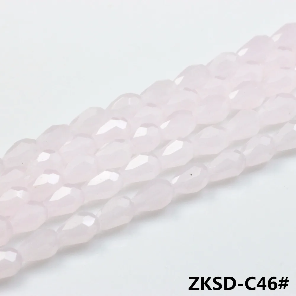 Стеклянные бусины россыпью в форме капель (95 шт./лот) 3*5 мм модные AAA высшее