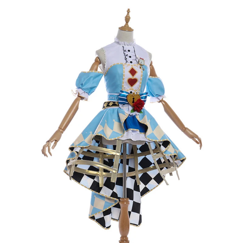 Аниме Love Live! Косплей Костюм Umi Sonoda невероятное Пробуждение косплей костюм платье