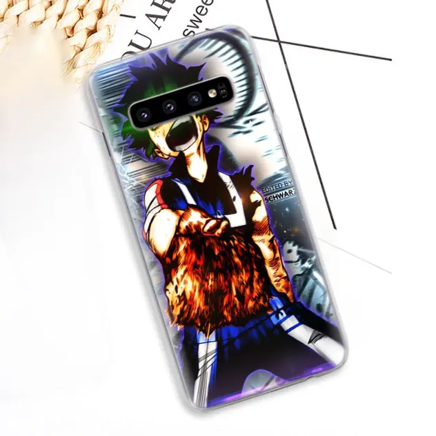 12 Чехол для телефона Boku no My Hero Academy s для samsung Galaxy S10e S10 Plus S8 S9 Plus S6 S7 Edge A40 A50 A70 M20 чехол - Цвет: 12