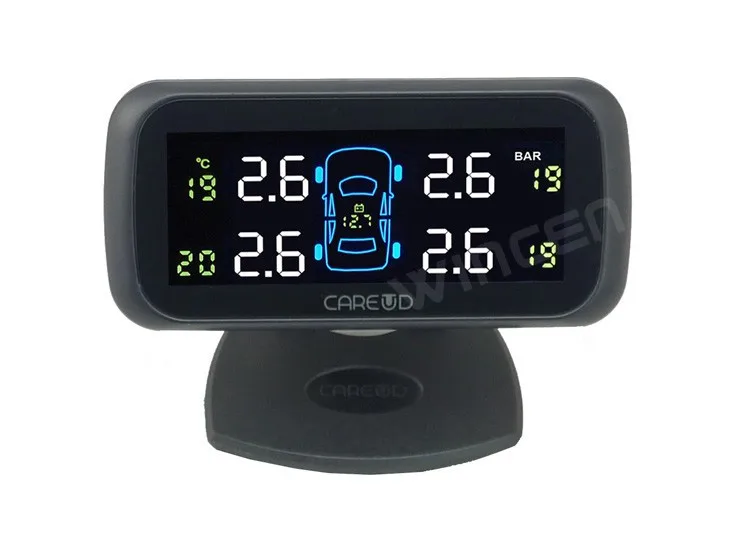 TPMS с цветным экраном внутренним датчиком мониторинга напряжения батареи