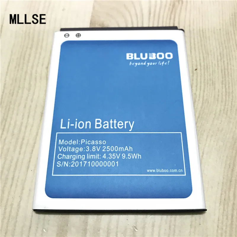 MLLSE аккумулятор 2500 мАч Picasso для Bluboo 3G 4G 5 0 дюйма мобильный телефон литиевые
