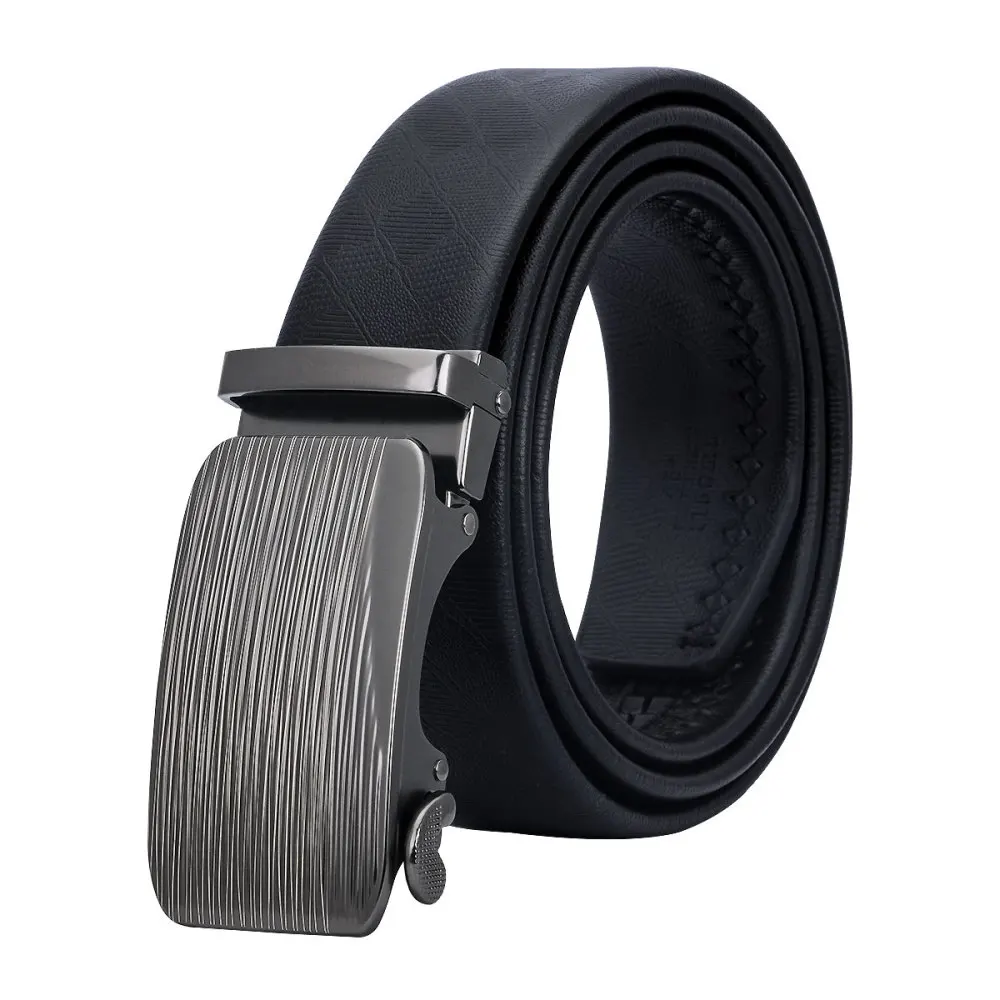 Мужские ремни из натуральной кожи с автоматической пряжкой 150 см 2 шт.|belt set|male beltbelt