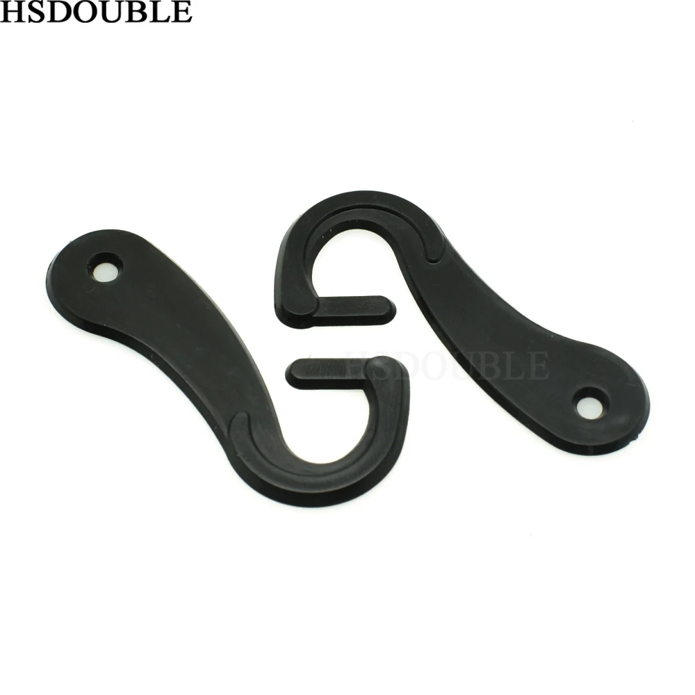 

Plastic Sock Hook Hanger For Sock Stocking Packaging And Displaying Black