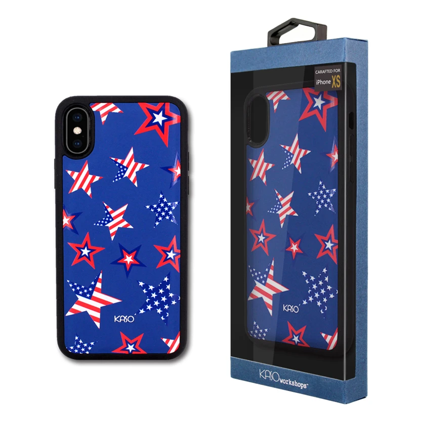 Модный американский Телефон чехол для iPhone 6 7 8 plus кожаная лампа-рефлектор Звезда Мягкая из ПУ для задней крышки для iPhone X XR Xax чехол