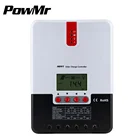Контроллер заряда солнечной батареи MPPT 20A30A40A60A, ЖК-дисплей, регулятор солнечной системы, контроллер с автоматической идентификацией напряжения