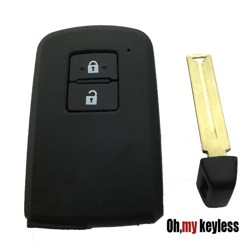 Чехол для смарт ключа с 2 кнопками toyota crown Camry Matrix Yaris RAV4 Avalon чехол дистанционного
