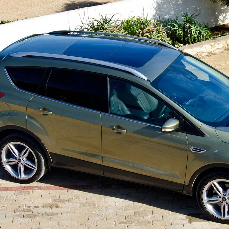 Алюминиевый сплав Багажник На Крышу Чемодан Rail/крыша бар для Ford Kuga/Побег 2013- C520