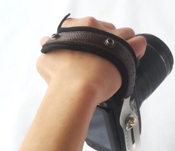 Новый S тип наручный ремешок для камеры настоящая кожа рукоятка БЫСТРОРАЗЪЕМНАЯ