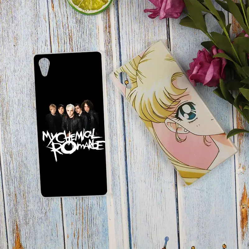 Прозрачный чехол My Chemical Romance для Sony Xperia Z3 Z5 Premium M4 Aqua M5 X XA XA1 C4 C5 E4 E5 XZ XZ2 Compact Plus |