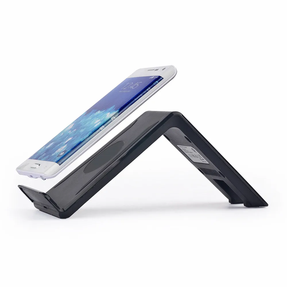 Лучшая цена 3 катушки беспроводное зарядное устройство Qi Подставка для зарядки