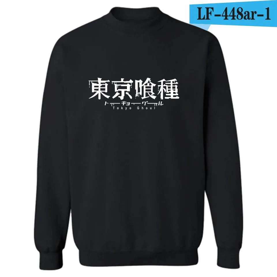black Luckyfridayf Токио вурдалак harajuku Толстовка Для мужчин хип-хоп в мода плюс Для мужчин S Толстовки и свитшоты streetswear xxs 4xl - Цвет: black