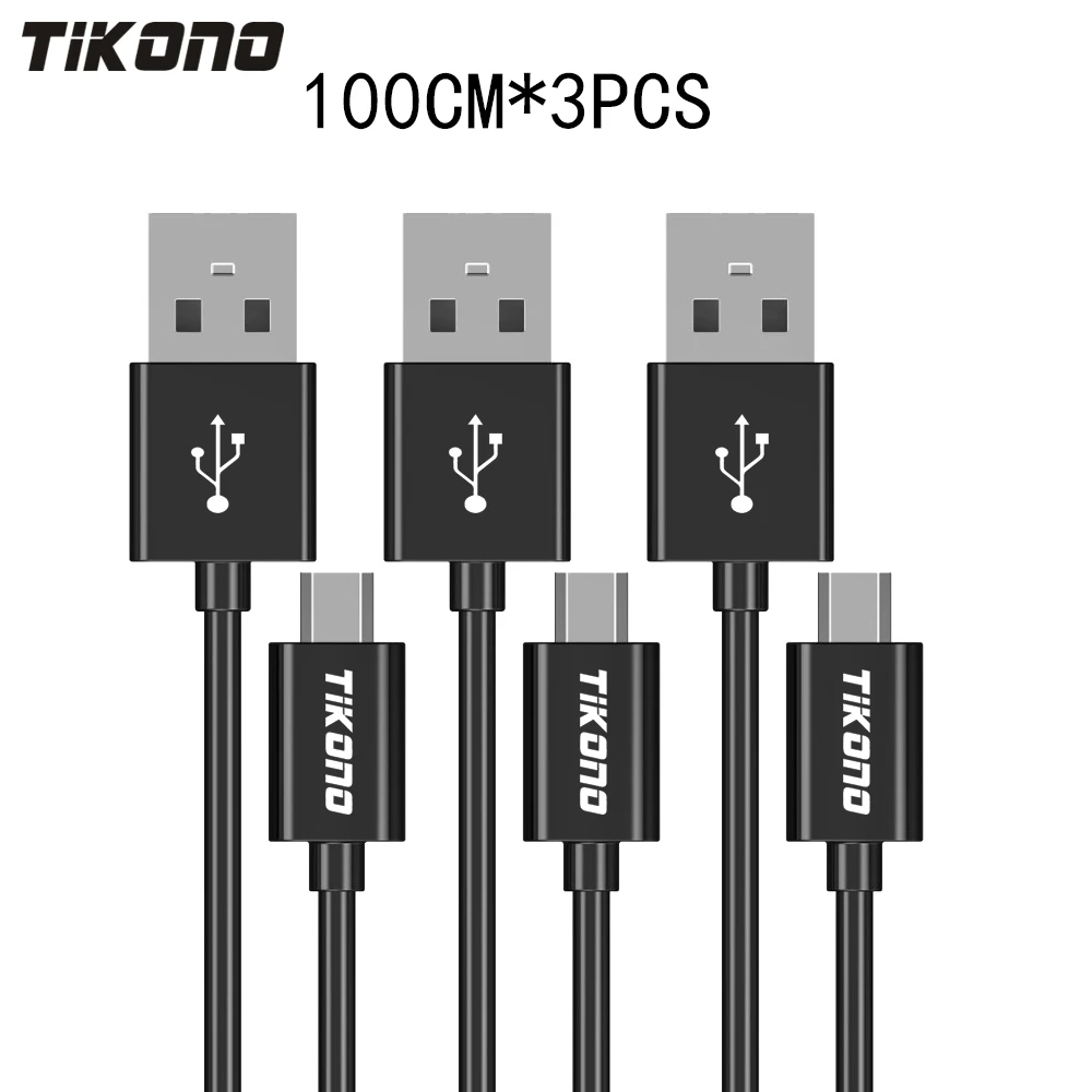 Кабель Micro USB 3 шт./лот Tikono 5 в 2 А зарядное устройство кабель для синхронизации