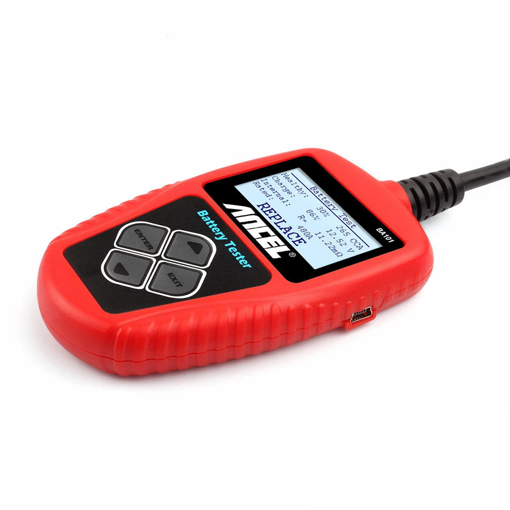 Тестер аккумулятора автомобиля 12V цифровой диагностический инструмент CCA для