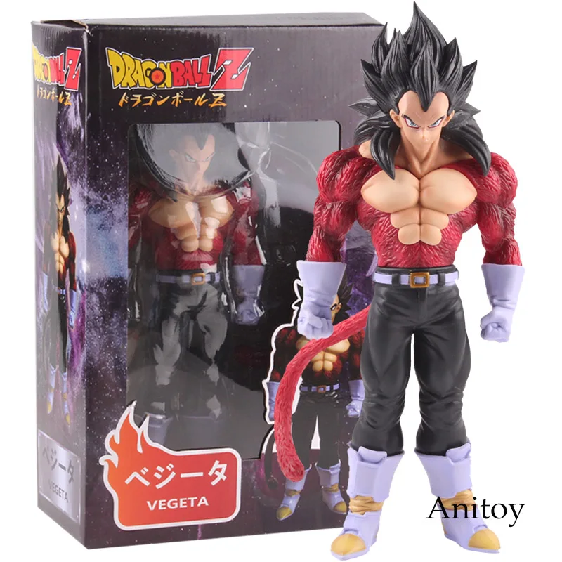 Жемчуг дракона GT Super Saiyan 4 Статуэтка веджиты ПВХ Dragon Ball Z фигурки игрушки Коллекционная модель игрушки 27 см - Цвет: with box