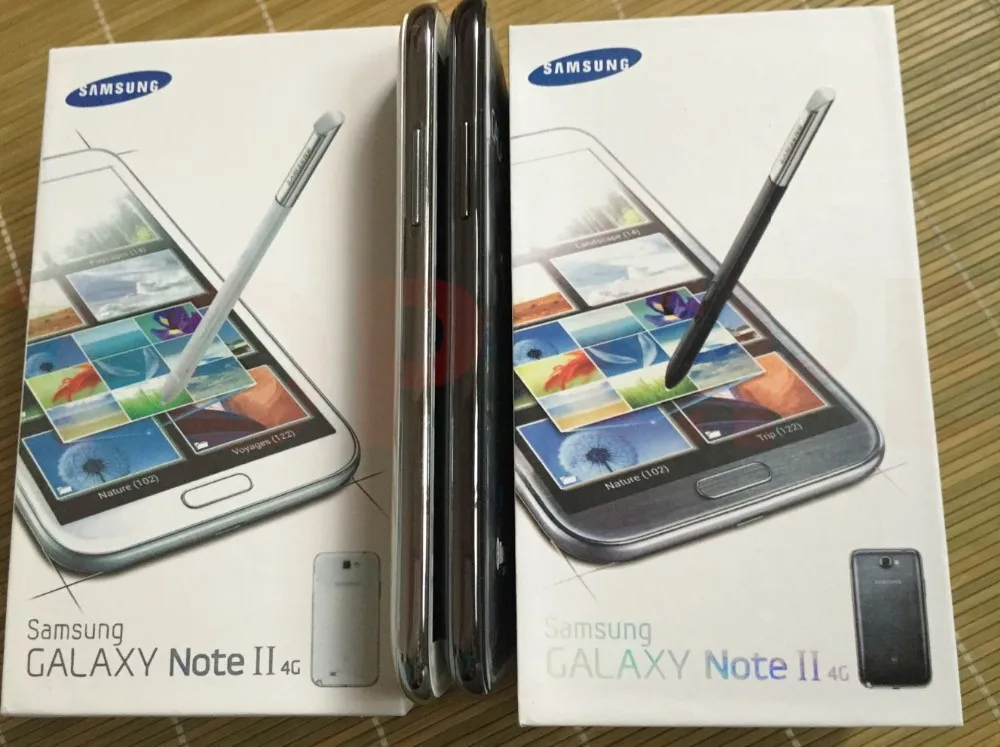 samsung Galaxy Note 2 II N7100 N7105 ЕС Версия 8MP 1080P 5," gps wifi 3g 2 Гб ram Android разблокированный мобильный телефон