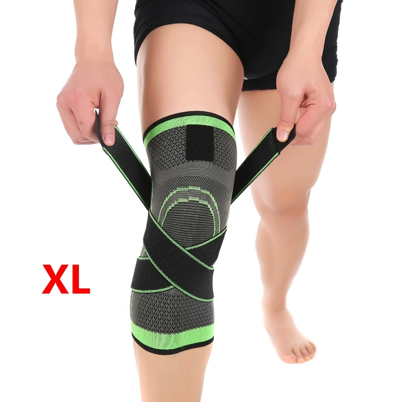 Knee Pad XL CALOFE профессиональные защитные спортивные наколенники дышащая повязка наколенники для баскетбола, тенниса, велоспорта наколенники - Цвет: Knee Pad XL