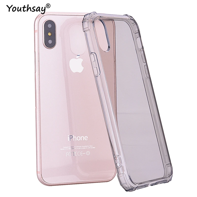 sFor iPhone XS Max Case Cover Soft Silicone Anti-knock TPU Coque Phone For Fundas |