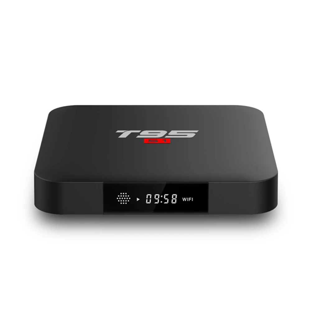 T95 S1 S905W четырехъядерный Mali 450 5 ядерный GPU Android 7 1 сетевой ТВ бокс HD 2 0 Гб ROM 16 RAM