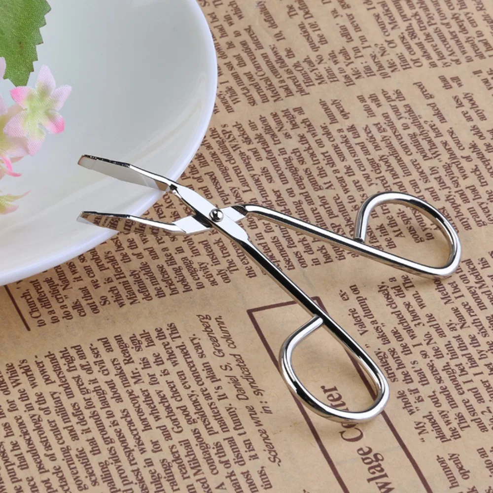 Многофункциональный пинцет для бровей из углеродистой стали с плоским