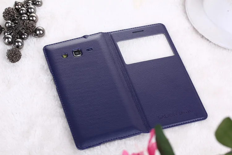 Чехол для samsung Galaxy Grand 2 Grand2 чехол S View умный флип-чехол с функцией задней крышки батареи G7102 G7105 SM-G7106