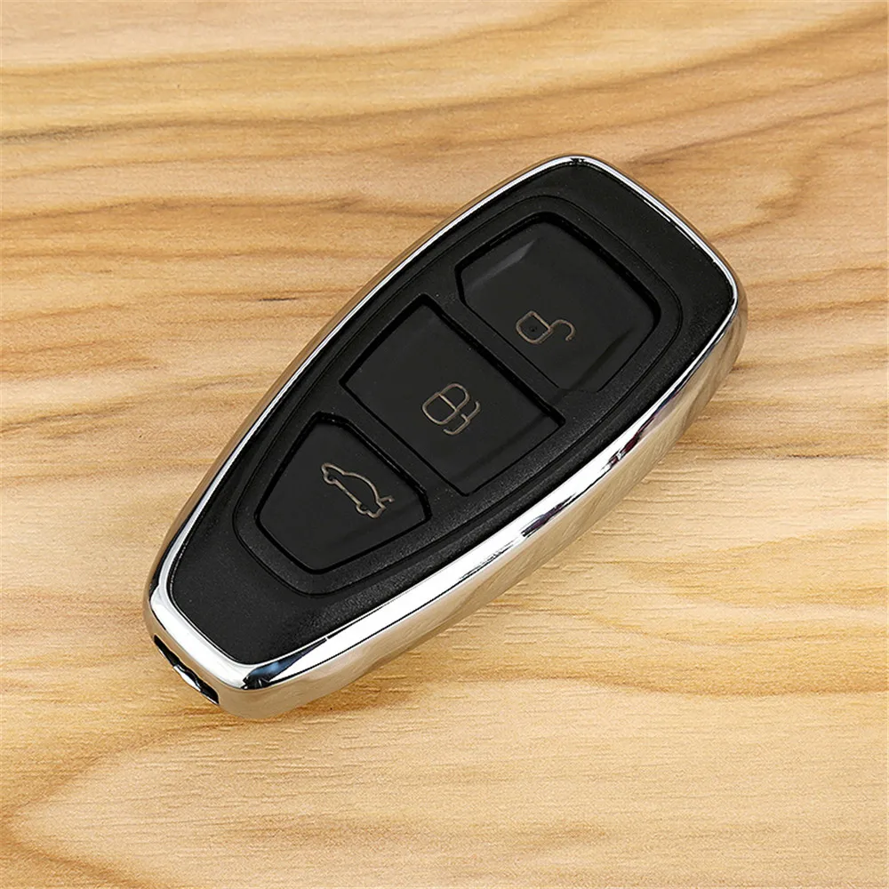 CHSKY автомобильный Стайлинг ТПУ чехол для ключей автомобиля Ford C-MAX Focus RS ST Fiesta