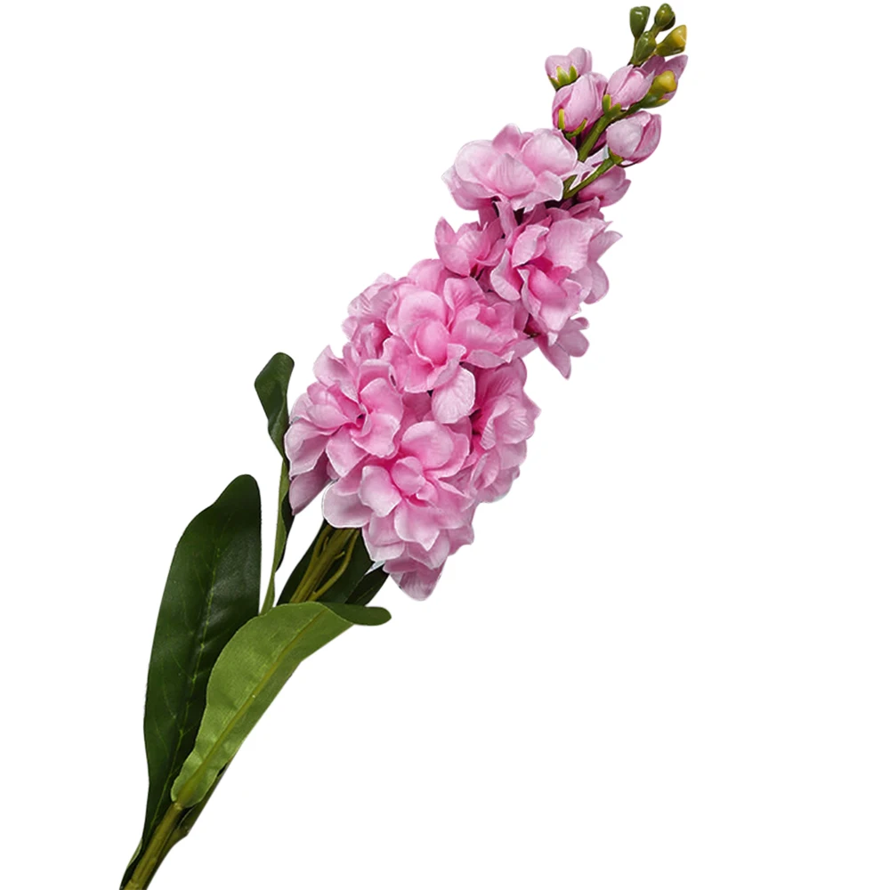 L 80 см искусственные фиолетовые цветы Delphinium DIY Орхидея ткань поддельные цветы букет вечерние свадебные украшения дома сада - Цвет: L