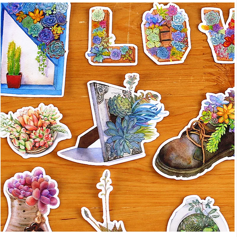 20 шт. креативные милые самодельные свежие и мясистые растения/горшечные растения