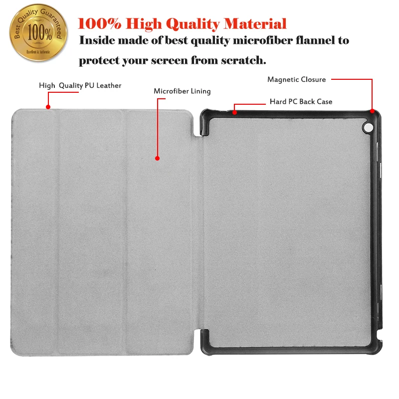 For Huawei MediaPad T3 8.0 KOB-L09 KOB-W09 Case Cover Honor Play Pad 2 Tablet Flip Leather Stand Capa Fundas+Pen | Компьютеры и офис