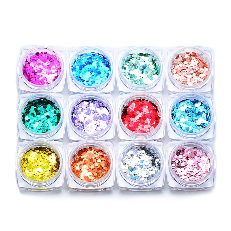 Голографические Блестки для ногтей Mtssii красочные блестки круглые пайетки хлопья