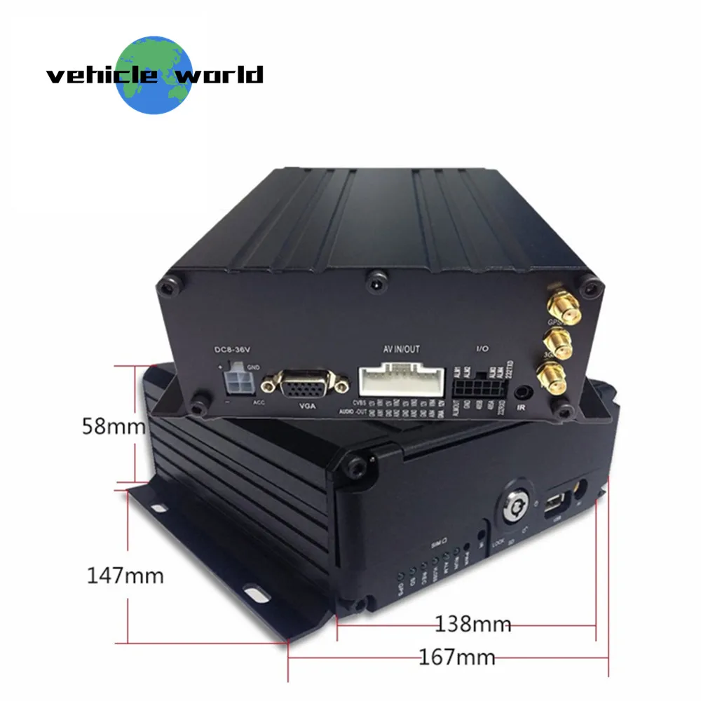 Школьный автобус автомобиль такси прицеп грузовик AHD 1080P sd карта HDD 4Ch Мобильный DVR