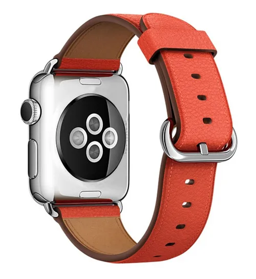 Кожаный ремешок для apple watch, ремешок apple watch 5, 4, 3, ремешок 42 мм, 44 мм, ремешок correa iwatch 5, 38 мм, 40 мм, Классическая пряжка, браслет, ремень
