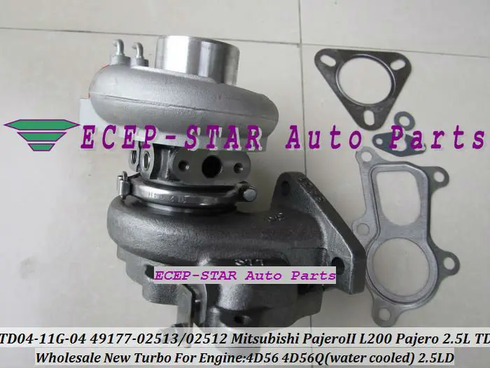 TD04 11G 49177 02513 02512 28200 42540 07612 турбо для Mitsubishi L200 MONTERO PAJERO Galloper 4D56 4D56Q 2.5L|turbocharger
