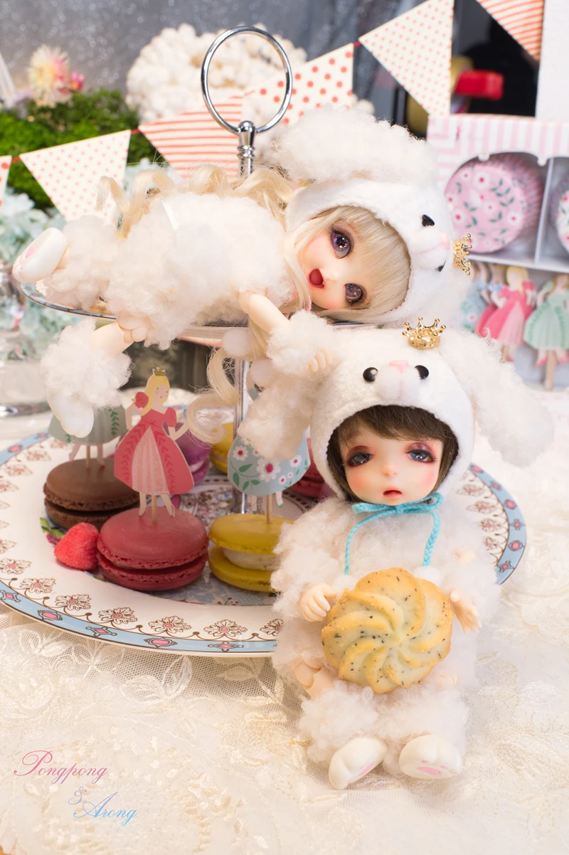 Полный комплект наивысшего качества bjd 1/8 кукла pongpong(Дорогой мой щенок) хобби игрушка в подарок модель переработанной смолы высокого искусства милый